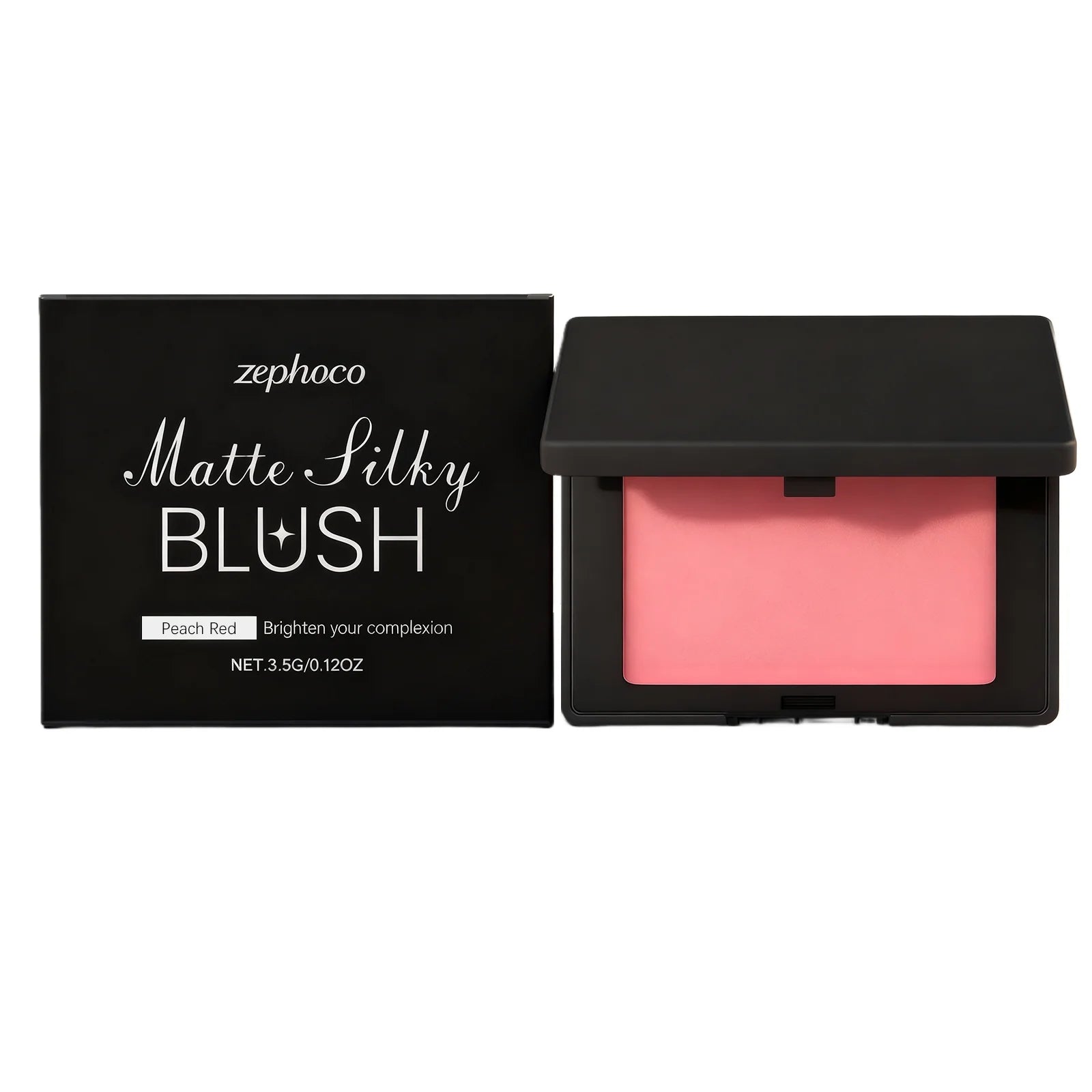 Multi Color Matte Silky Blush Waterproof Lasting Color Cheek Makeup Easy to Apply No Fly Away Sweatproof Makeup Blush for Daily