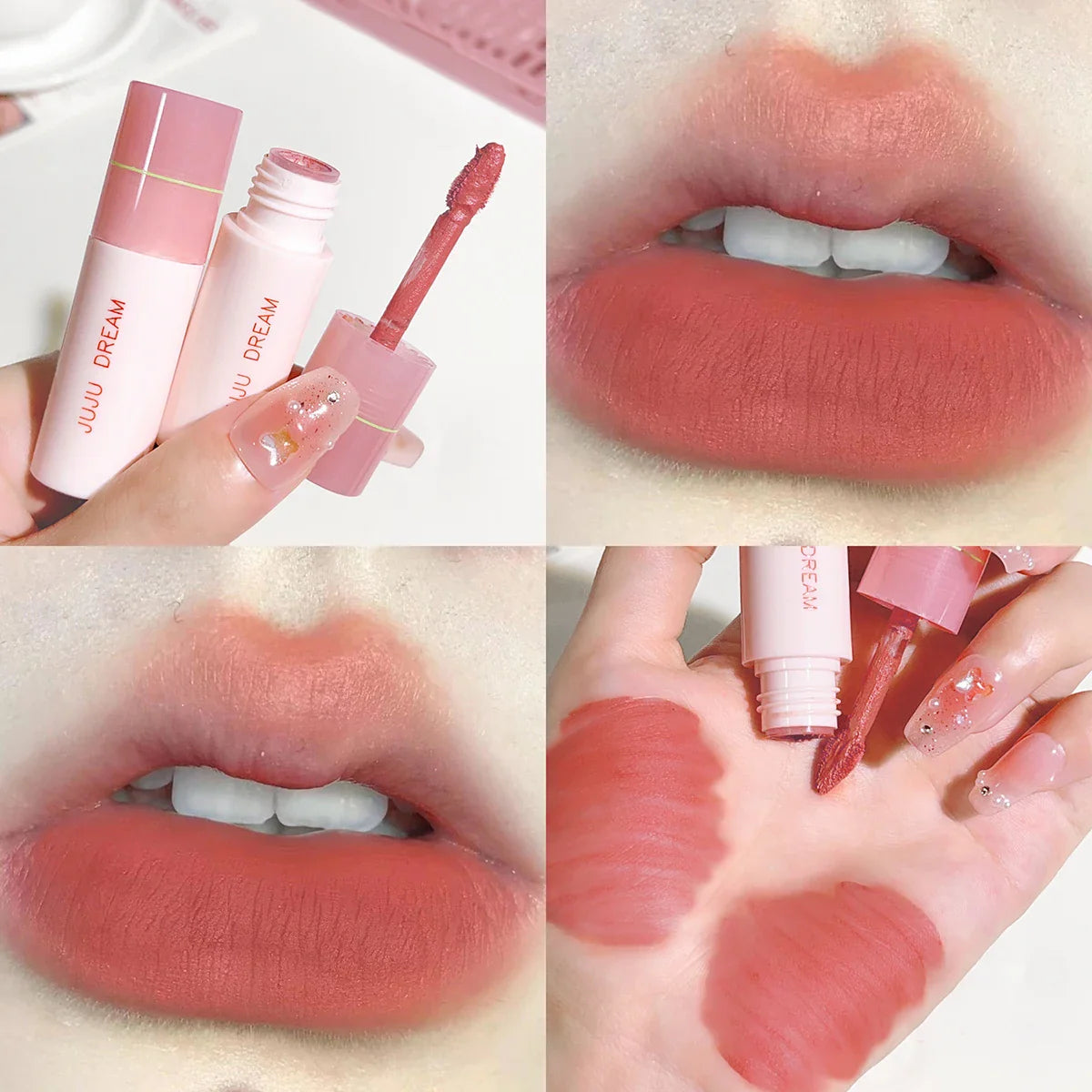 Airy Matte Velvet Lipstick Set Makeup – 6 Rich Shades, Smudge-Proof & Long-Lasting