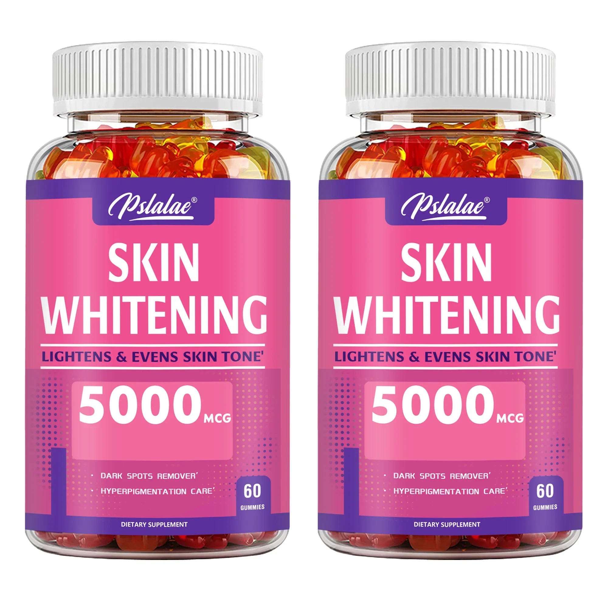 Skin Whitening - Brighten Skin Tone, Anti-oxidation, Anti-aging, Whitening - 60 Gummies