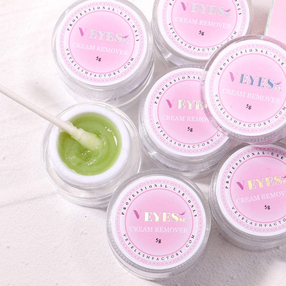 Veyes Inc Eyelash Extensions Cream Remover Veyelash Aloe Ingredients Eyelashes Glue Remover soft Gentle Remover For Makeup