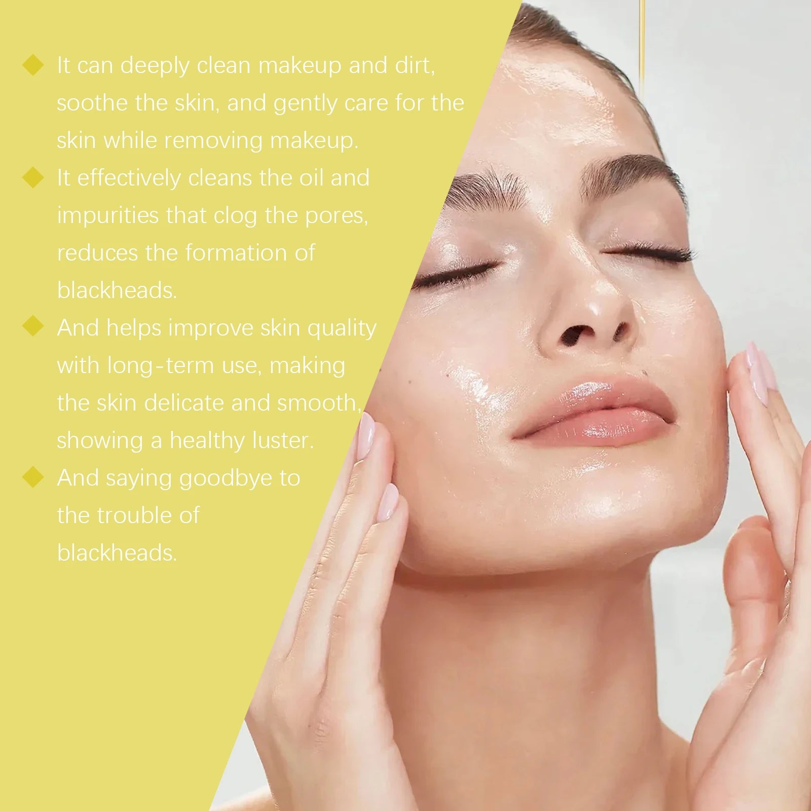100ML Calendula Makeup Cleansing Oil Gentle Refreshing Face Eye Lip Makeup Remover Non-irritating Cleaning Oil for All Skin Type