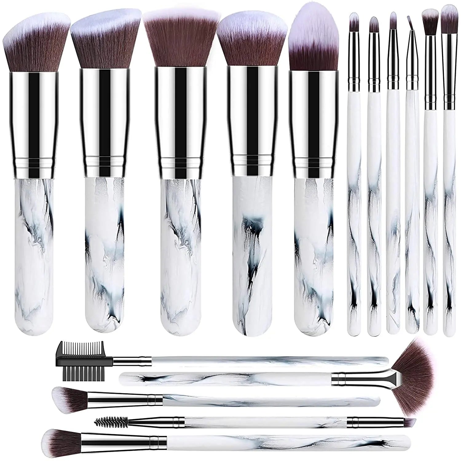 BESTOPE PRO Makeup Brushes Makeup Brush Set - 16 Pcs Premium Synthetic Foundation Concealers Eye Shadows Make Up Brushes set,Eye