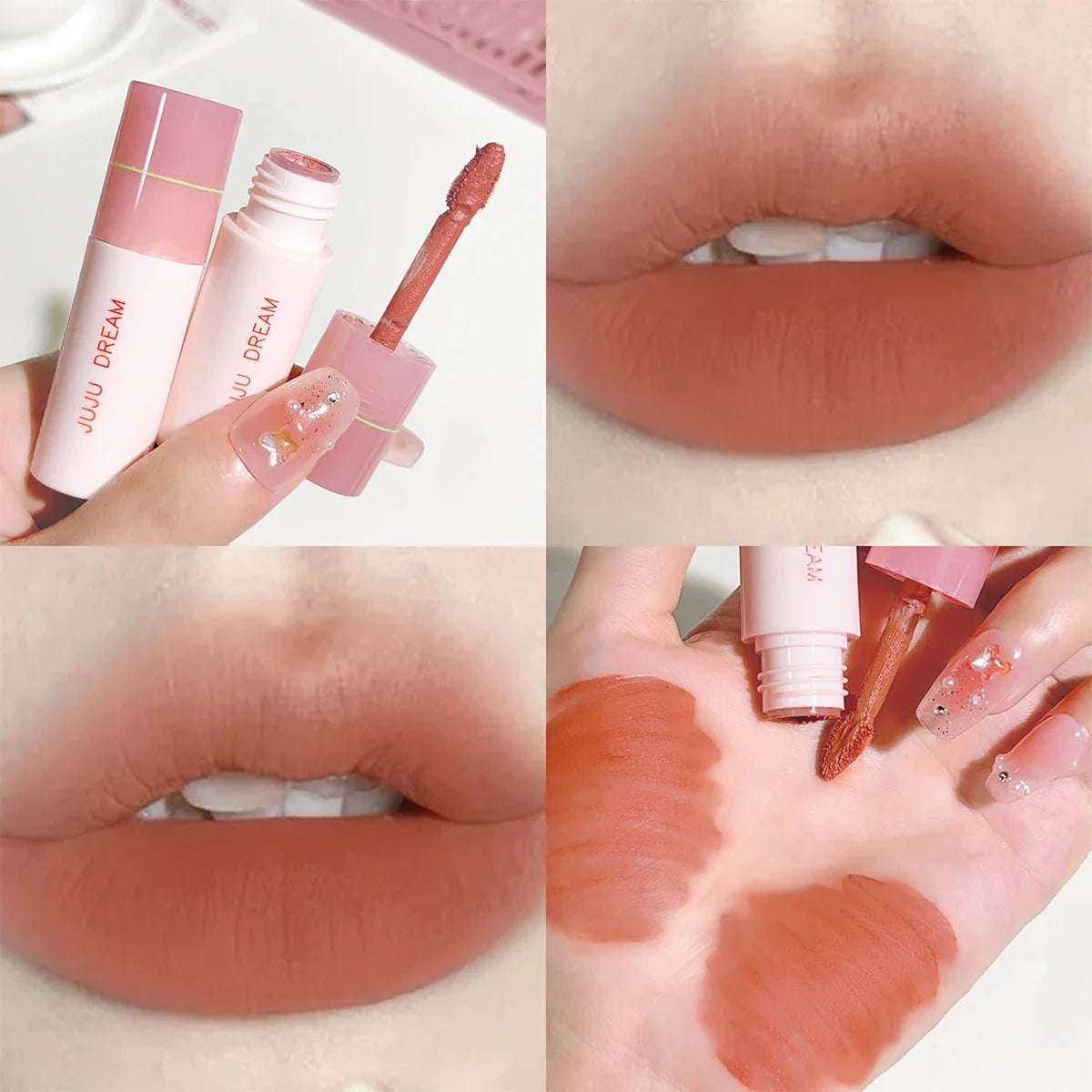 Airy Matte Velvet Lipstick Set Makeup – 6 Rich Shades, Smudge-Proof & Long-Lasting