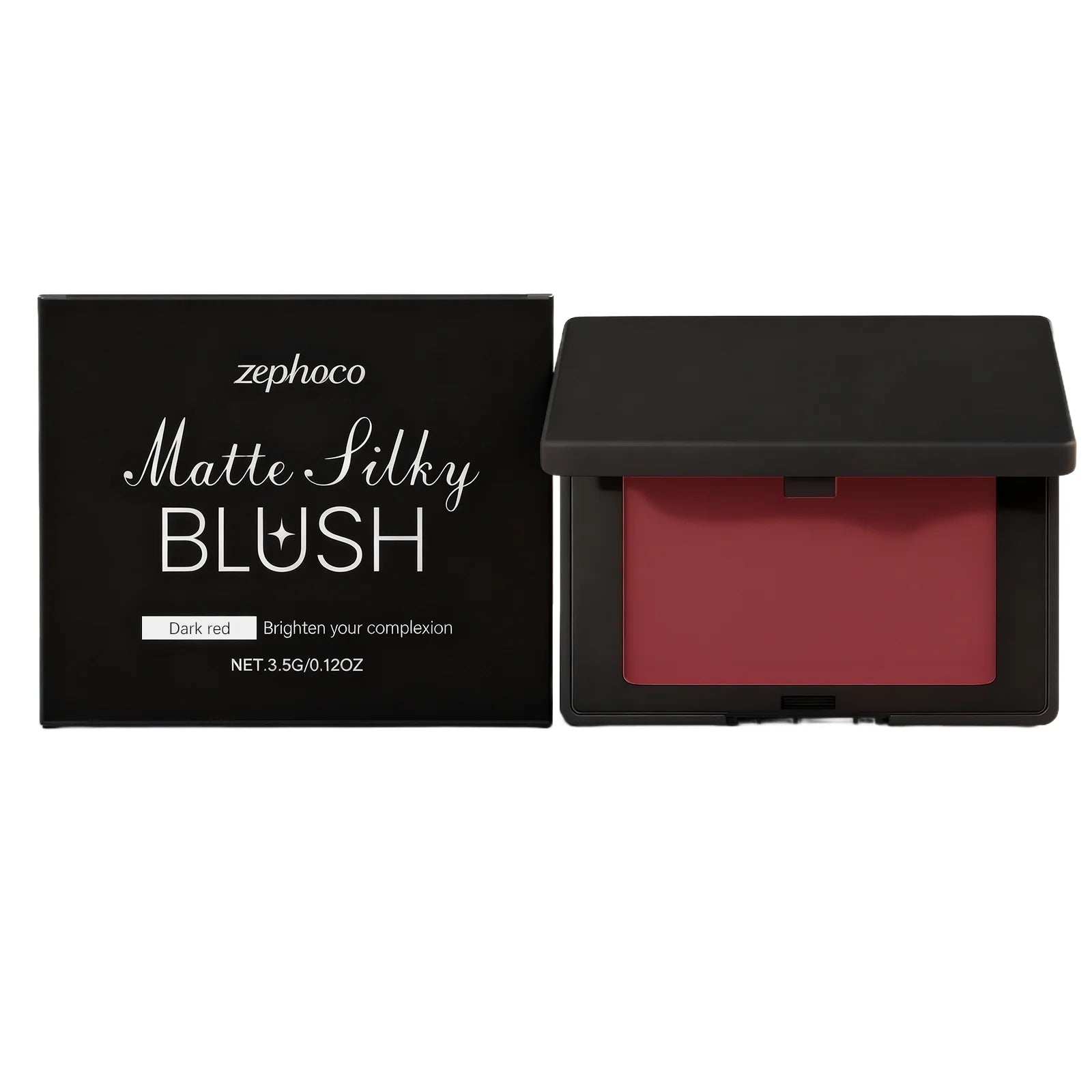 Multi Color Matte Silky Blush Waterproof Lasting Color Cheek Makeup Easy to Apply No Fly Away Sweatproof Makeup Blush for Daily