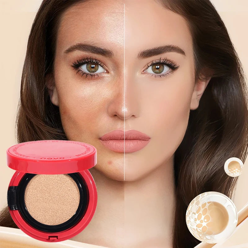 Long-Lasting Oil-Control Cc Cream And Bb Cream Air Cushion, Waterproof And Sweat-Proof, Concealer, Long-Lasting Pore Coverage