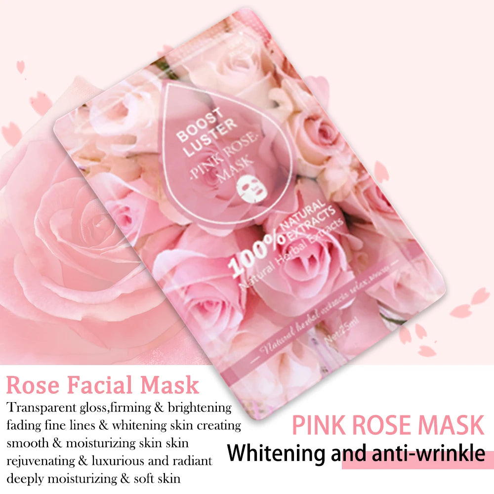 AILKE Whitening Moisturizing Hydration Facial Mask With Vitamin C Hyaluronic Acid Anti-wrinkle Face Skin Care Korean Cosmetics