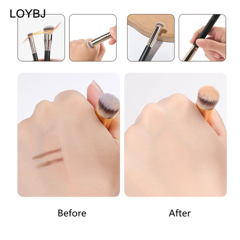 LOYBJ 170 Foundation Makeup Brush 270 370 Concealer Brushes Cosmetic Powder Blush Contour Cream Women Face Beauty Make Up Tools