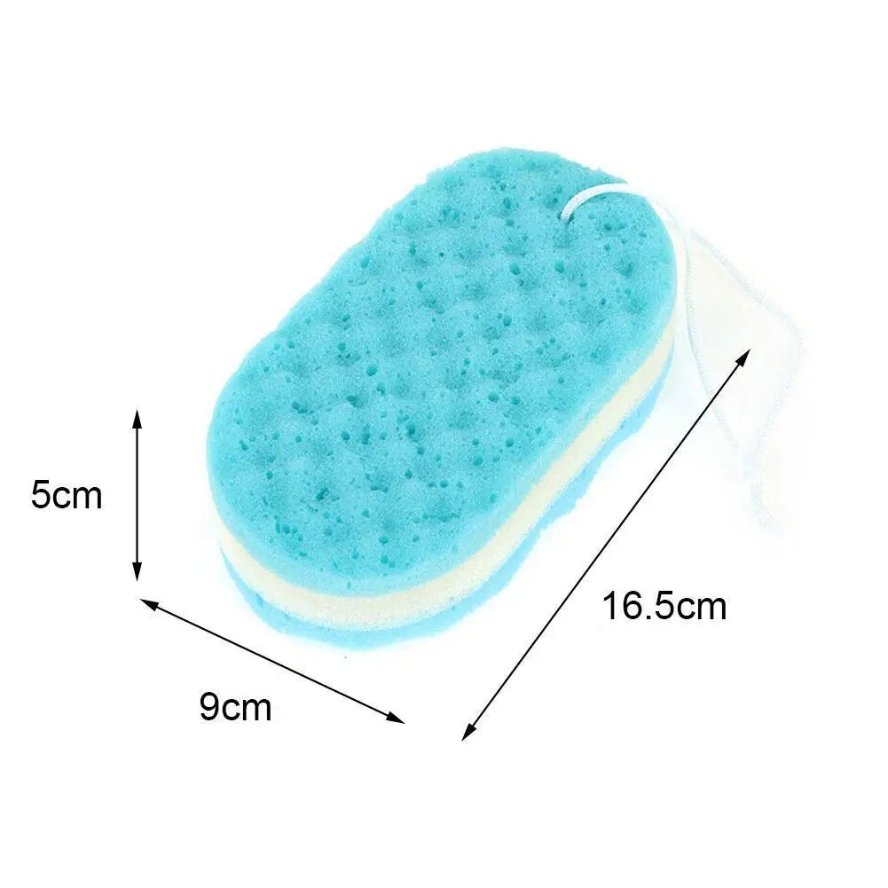 Three-layer Bath Sponge Body Brush Shower Skin Clean Massage Cleaning Shower Brush Skin Remover For Kids Adults