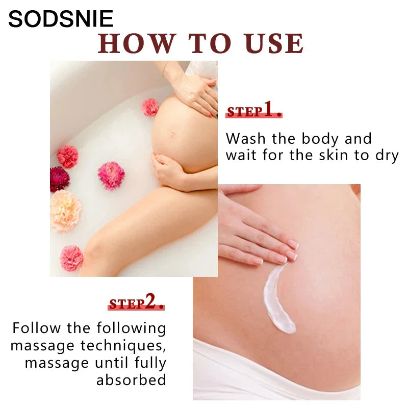 Stretch Mark Vanishing Cream Remove Body Buttock Breast Marks Effective Treatment Repair Maternity Loose Firming Skin Care 50g