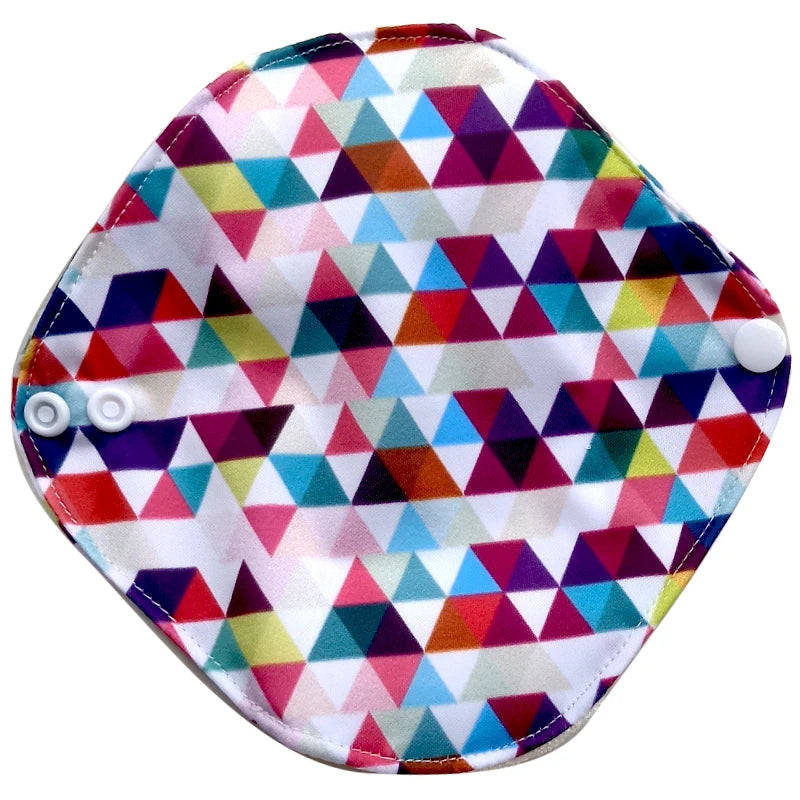 LECY ECO LIFE Reusable Menstrual Cloth Sanitary Pads for women monthly Waterproof 17*17cm, Bamboo Panty Liners Daily pads 1pc