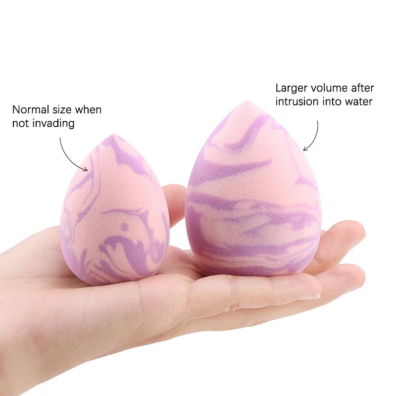 Makeup Blender Cosmetic Puff Makeup Sponges Cushion Foundation Powder Sponge Beauty Tool for Women Girls Make Up Accessories