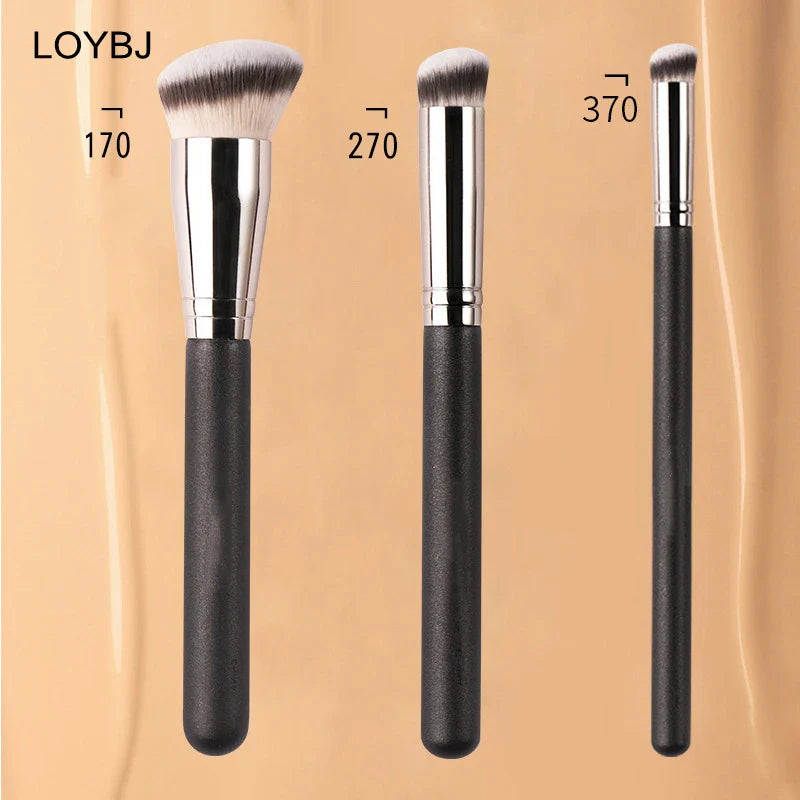 LOYBJ 170 Foundation Makeup Brush 270 370 Concealer Brushes Cosmetic Powder Blush Contour Cream Women Face Beauty Make Up Tools