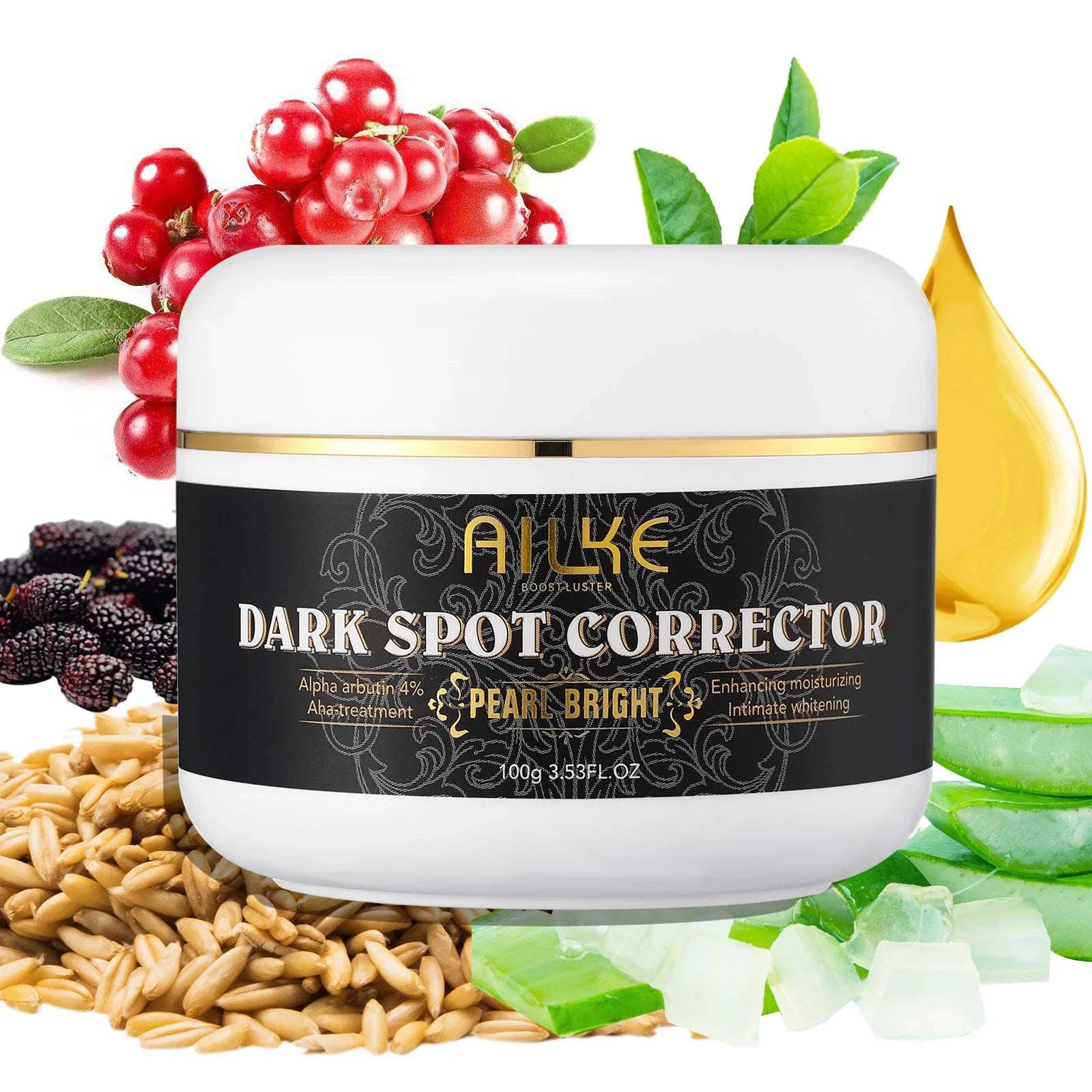 AILKE Collagen Skin Care Kit, Reduce Spots, Whitening, Even Skin Tone, For Dark Skin, Black Skin, African Skin, Caramel Skin