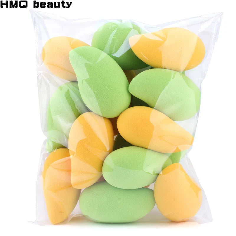 Wholesale Makeup Sponges Mango Shape Soft Beauty Powder Eggs Foundation Concealer Dry Wet Use Tools Cosmetic Cream Applicator