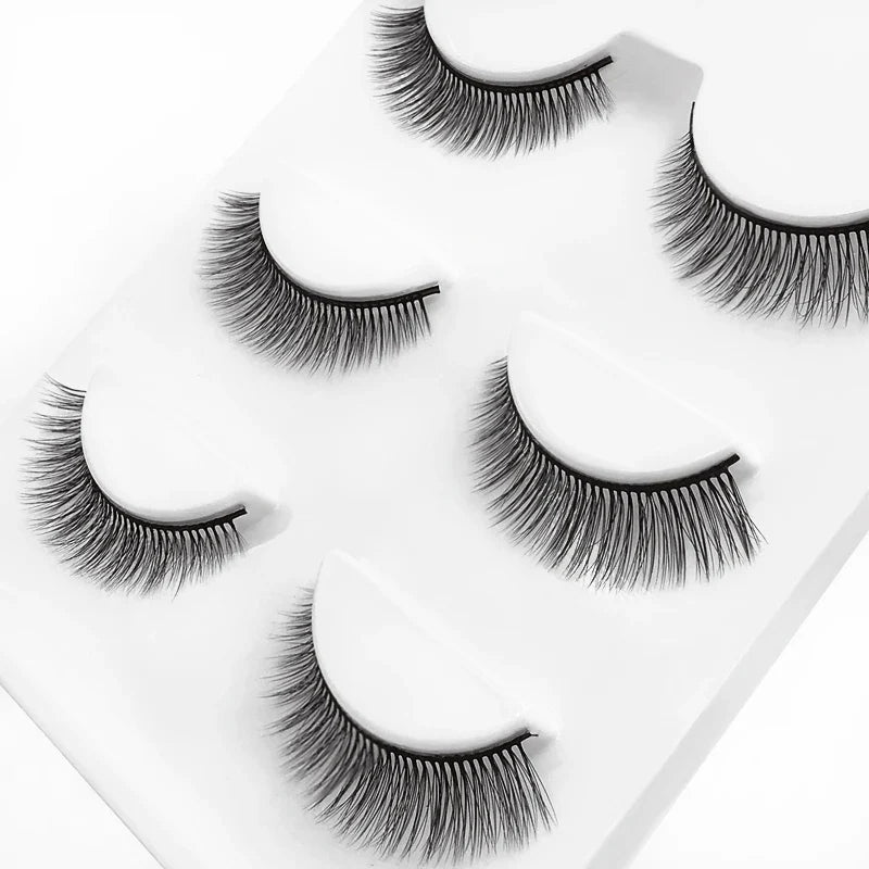 SHIDISHANGPIN 3 pairs 29 styles 3D Faux Mink Hair Soft False Eyelashes Fluffy Wispy Thick Lashes Handmade Lash Eye Makeup Tools