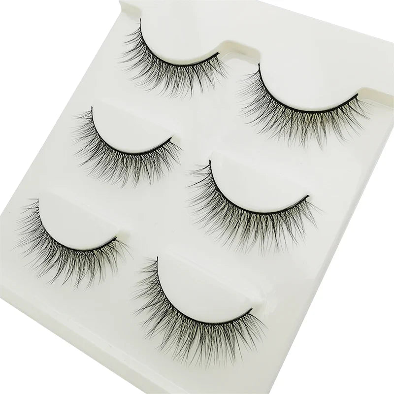 SHIDISHANGPIN 3 pairs 29 styles 3D Faux Mink Hair Soft False Eyelashes Fluffy Wispy Thick Lashes Handmade Lash Eye Makeup Tools