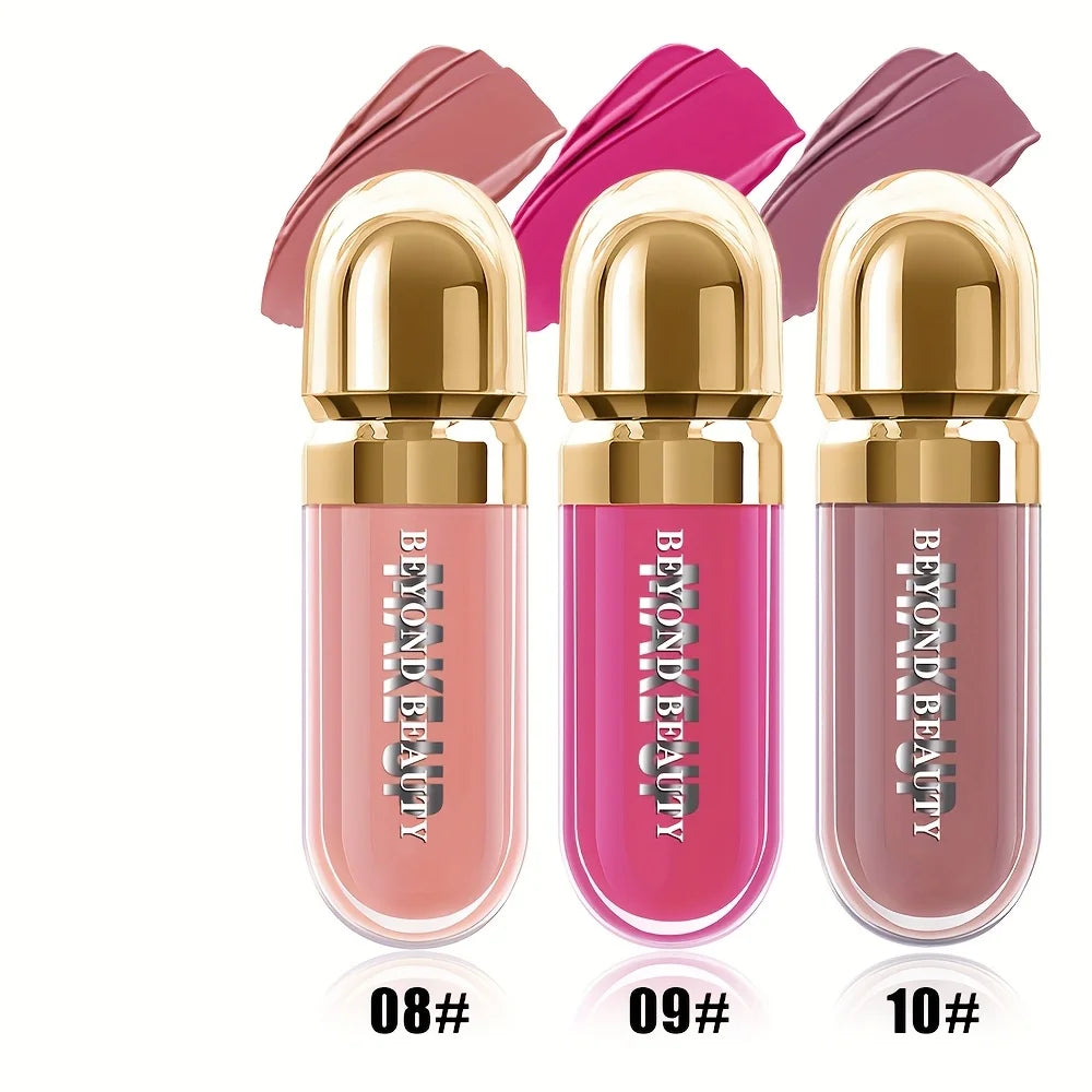 3pcs Set Liquid Blush, Long-lasting, Smudge Proof, Natural-Looking, Weightless, Lasting Dewy Finish