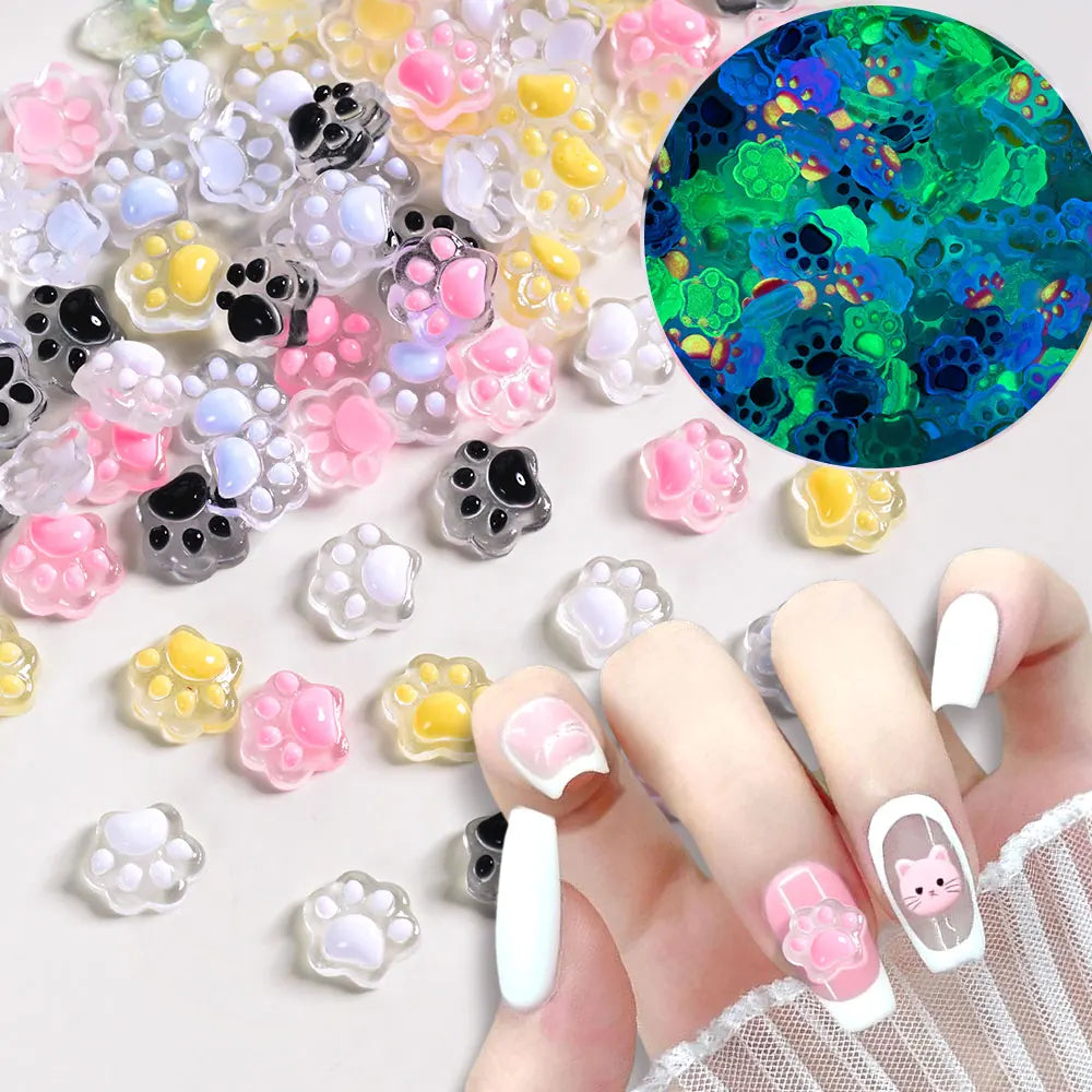 50Pcs Cute Insect Ladybug Nail Charms 3D Resin Ladybugs Nail Art Rhinestones 8*10mm Summer Manicure Decoration Ladybug DIY FT5*