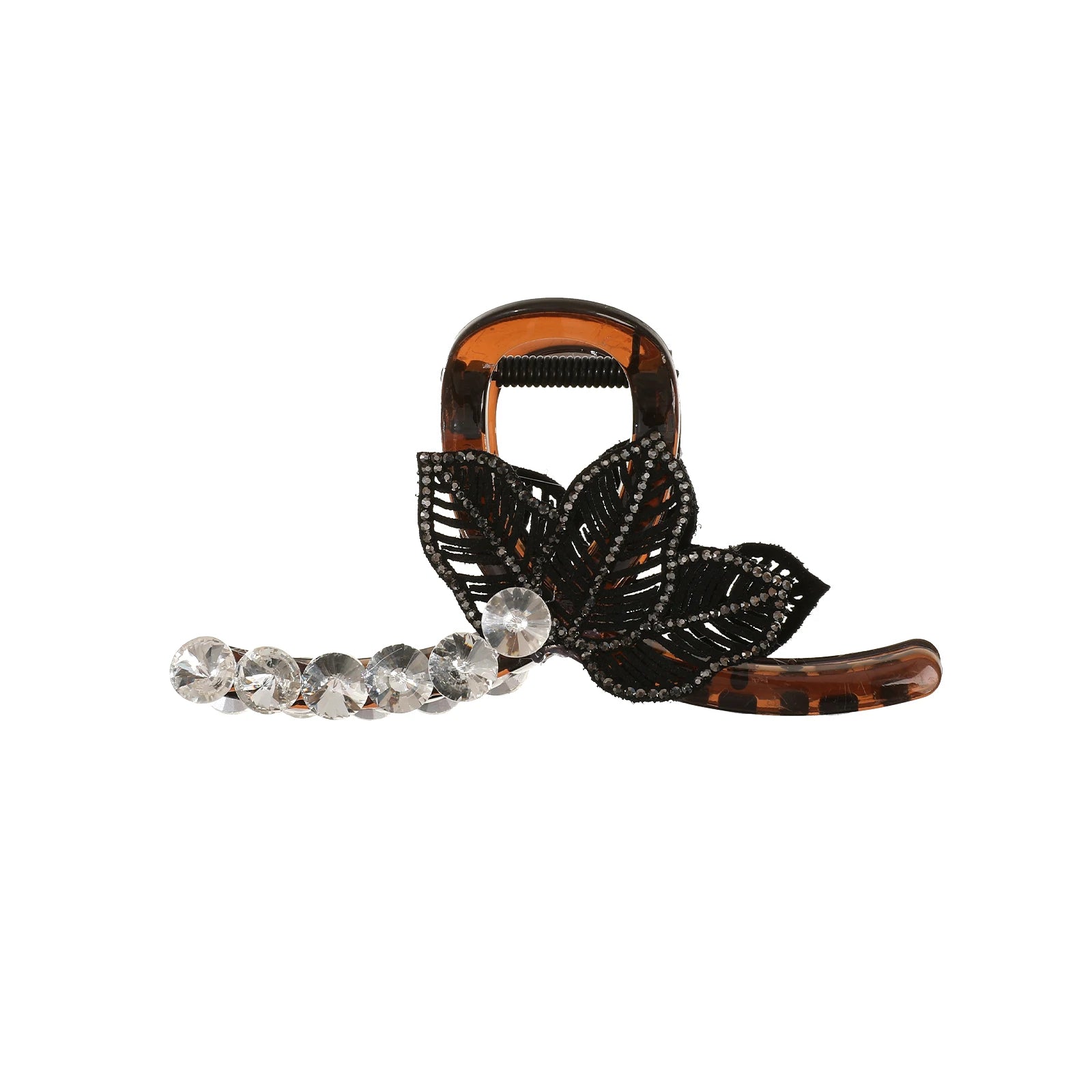AWAYTR New Flower Hair Claws Clips Hairpins For Girls Women Fashion Rhinestone Hairgrip Barrettes Hair Crab Hair Accessories