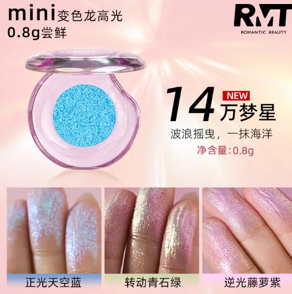 RMT Romantic Beauty Vientiane Chameleon Highlight Blush Repair 3-in-1 Liquid Brightens Face