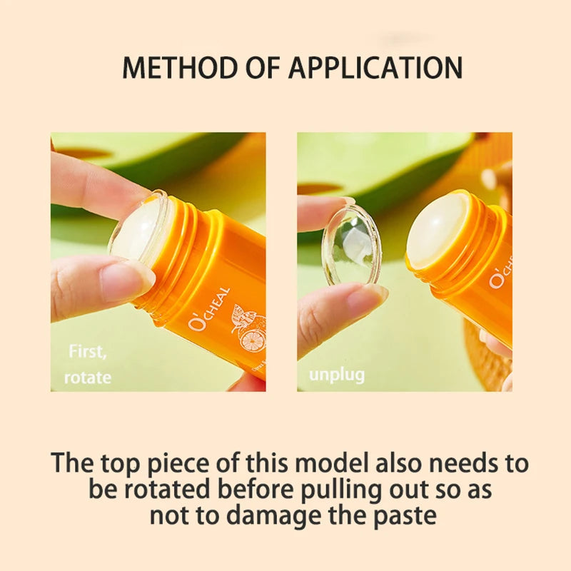 Avocado Citrus Makeup Remover Stick Portable Deep Cleansing Pore Cream Stick Remover Balm makeup Facial Skin Care Cosmetics