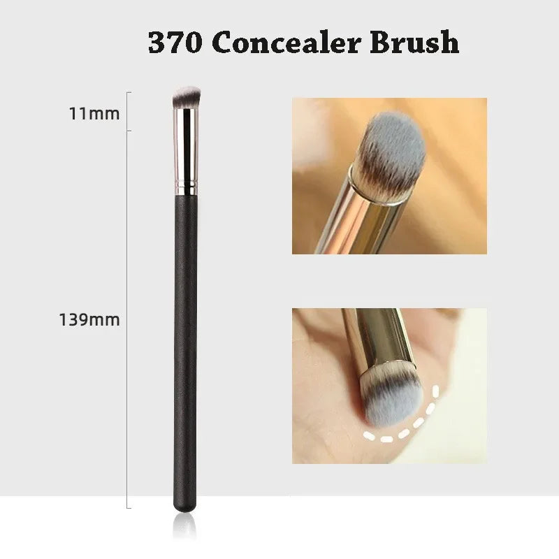 1 Pc Professional Makeup Brushes Set High-End Foundation Concealer Contour Blending Beauty Cosmetic Brush Frosted Wooden Handle