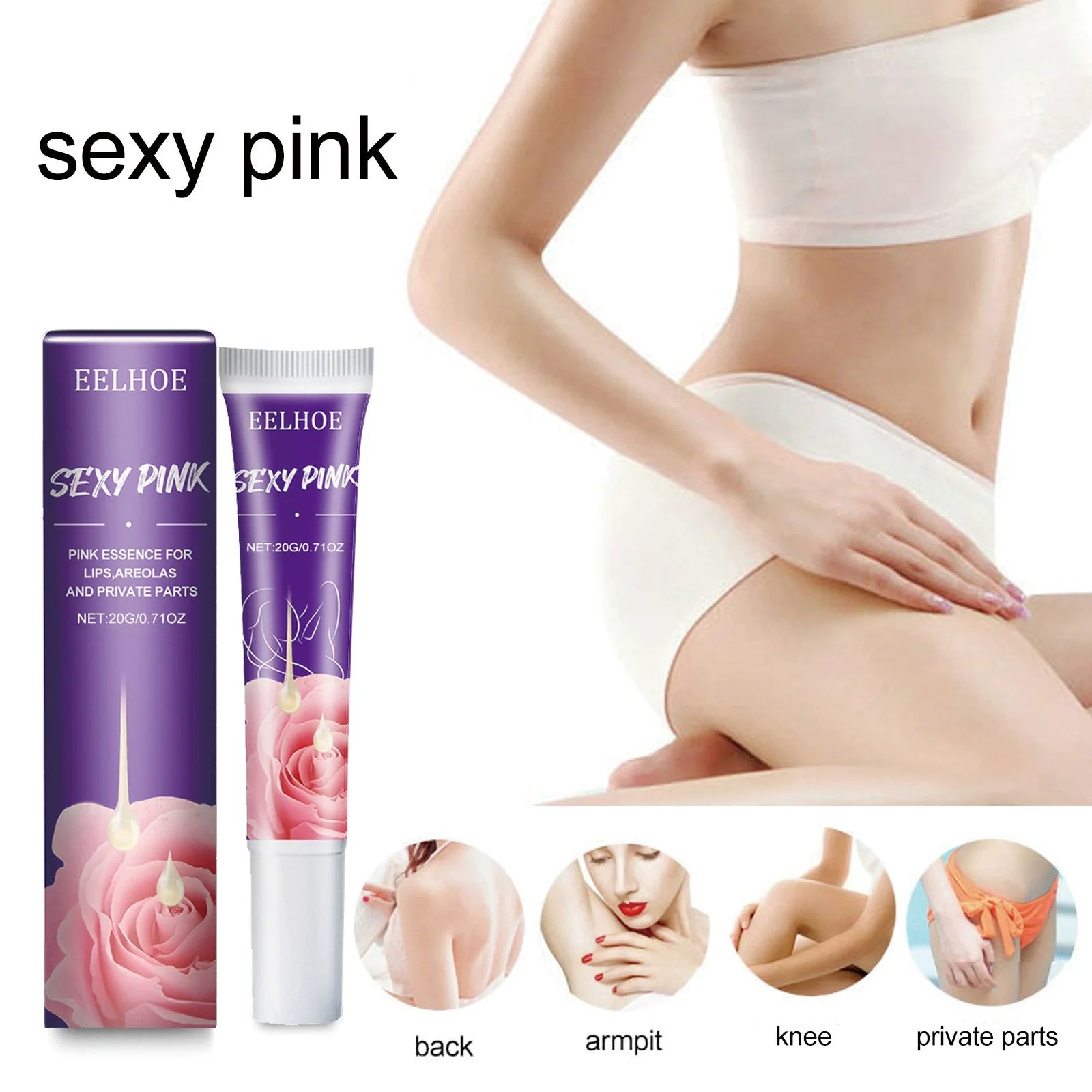 Body Whitening Cream Intimate Area Private Parts Underarm Lip Nipple Anal Bleaching Butt Knee Brighten Remove Melanin Skin Care