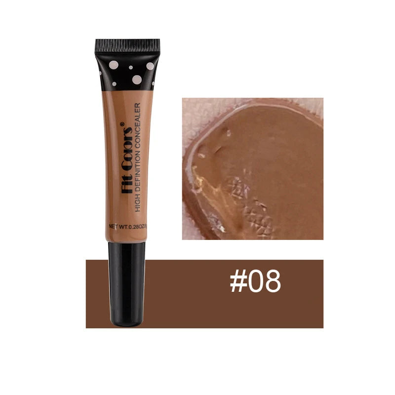 Nude Makeup Facial Foundation Waterproof Cover Blemish Base Fluid Concealer Oil Control Lasting Brighten Skin BB Cream Cosmetics