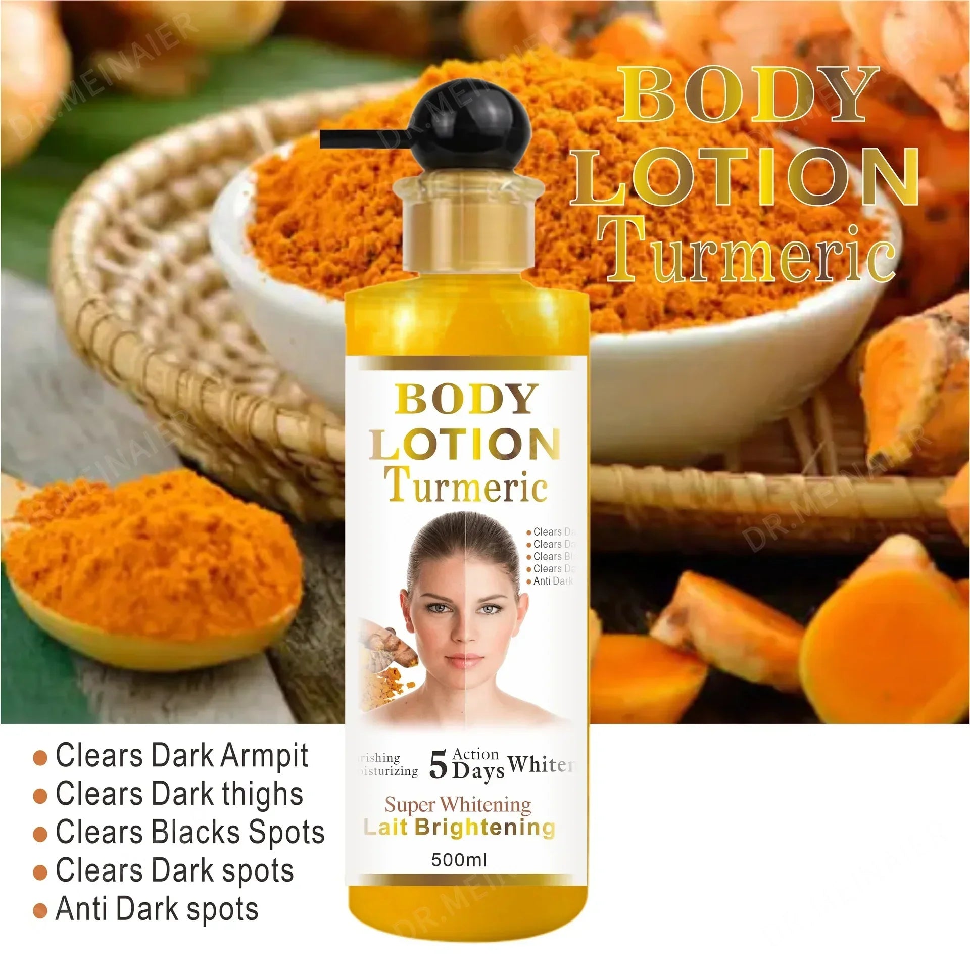 500ml Argan Whitening Body Lotion Moisturizing Refreshing and Not Greasy Body Cream Kojic Acid and Carrot Body Lotion