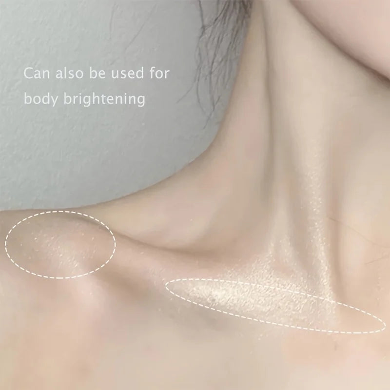 Brightening Glitter Highlighter Powder Face Shimmer Long Lasting Waterproof Monochrome Pearlescent High Contouring Makeup Women