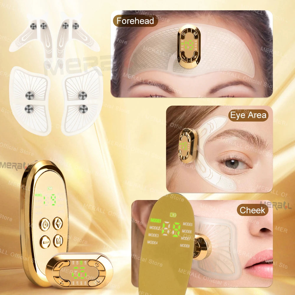 EMS Eye Massage Face Massager Muscle Stimulator Electric Massager for Facial Lifting Anti-Wrinkle Skin Care Dark Circles Fatigue