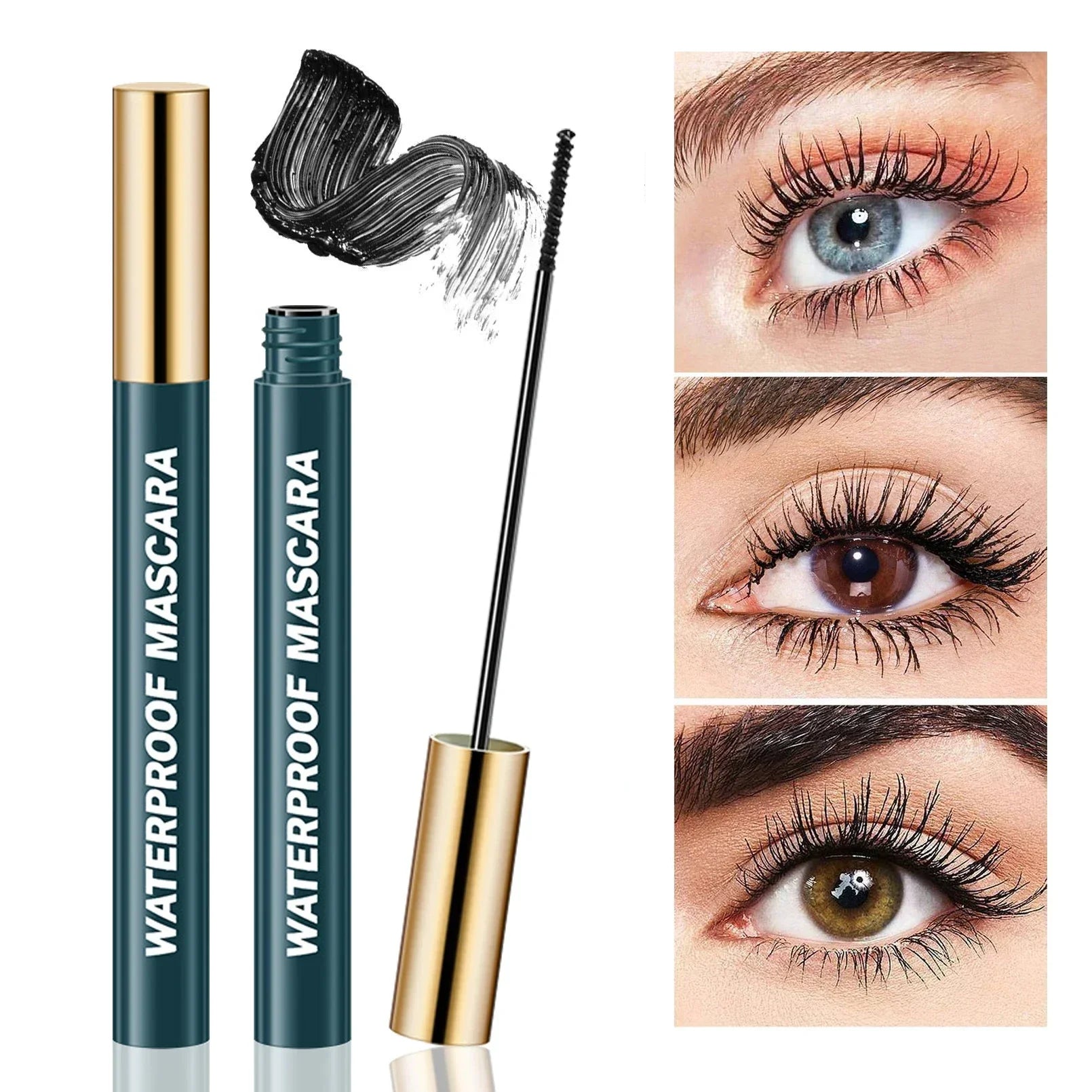 Ultra Fine Volumizing Mascara -Natural Effect, Waterproof & Sweat Proof, Long Lasting-Perfect Festivals and Special Occasions