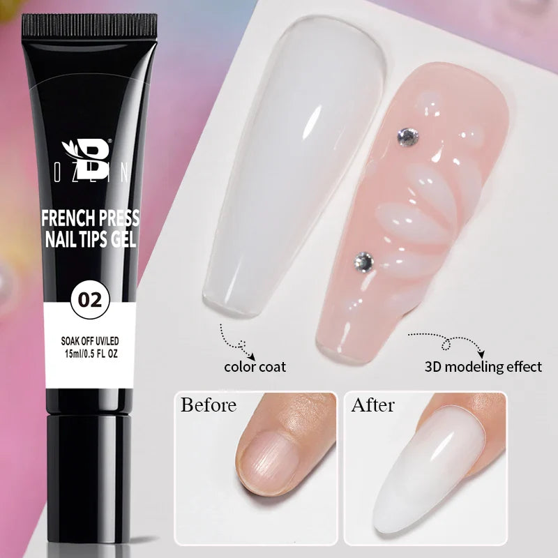 AWStorG 15ML Super Top Coat Function Gel No Wipe Matte Top Gel Transparent Soak Off UV LED NailArt Manicure Gel Varnish Primer