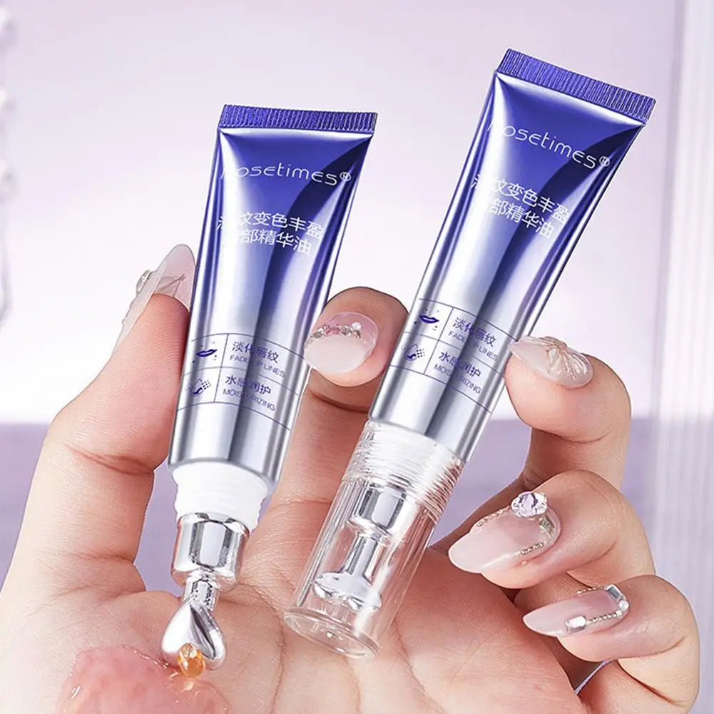 Lip Plumping Essence Oil Color-Changing Lip Beauty Essence Nourishing,Moisturising Sexy Lip Care Fade Lines Plumping Lip Serum