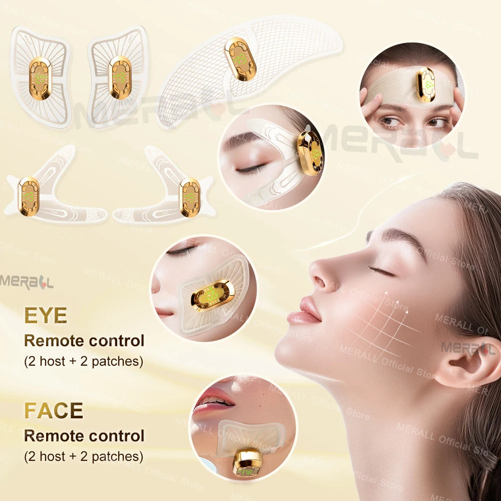 EMS Eye Massage Face Massager Muscle Stimulator Electric Massager for Facial Lifting Anti-Wrinkle Skin Care Dark Circles Fatigue