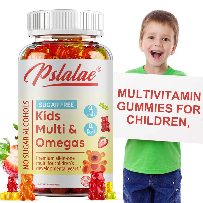 Kids Multivitamins Gummies - Promote Brain Development, Enhance Immunity, Increase Energy, Maintain Vitality and Health