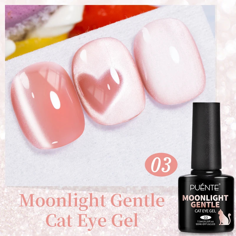 PUENTE 15ML Vitamin E Base Coat Gel Nail Polish For Soft Thin Breaking Nails Strengthen Soak Off UV Gel Varnish For Nail Care