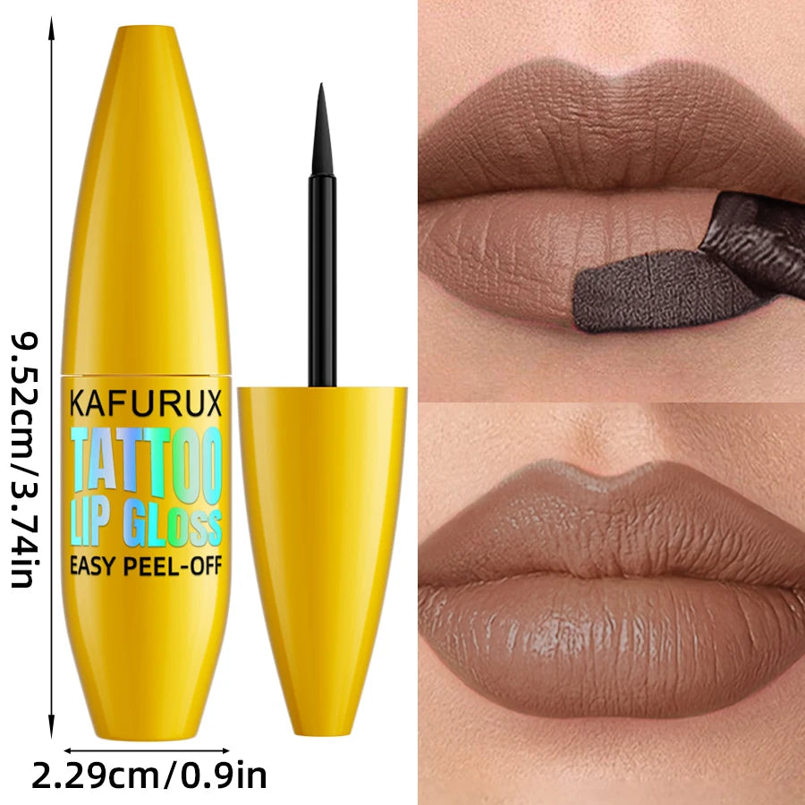 7 Colors Long Lasting Lip Inks Korean Matte Lip Tint Peel Off for Lips Stick Pink Red Makrup for Women Cosmetic Gifts Lip Stain