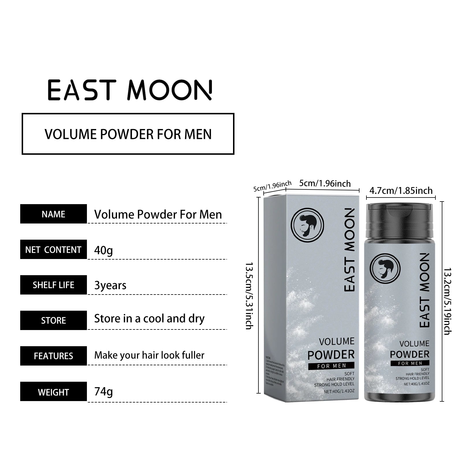 Hair Texturizer Volume Powder Long Lasting Keeping Hair Soft Fluffy All Day No Mess Dust It for Hair Styling Powder Hair Styling