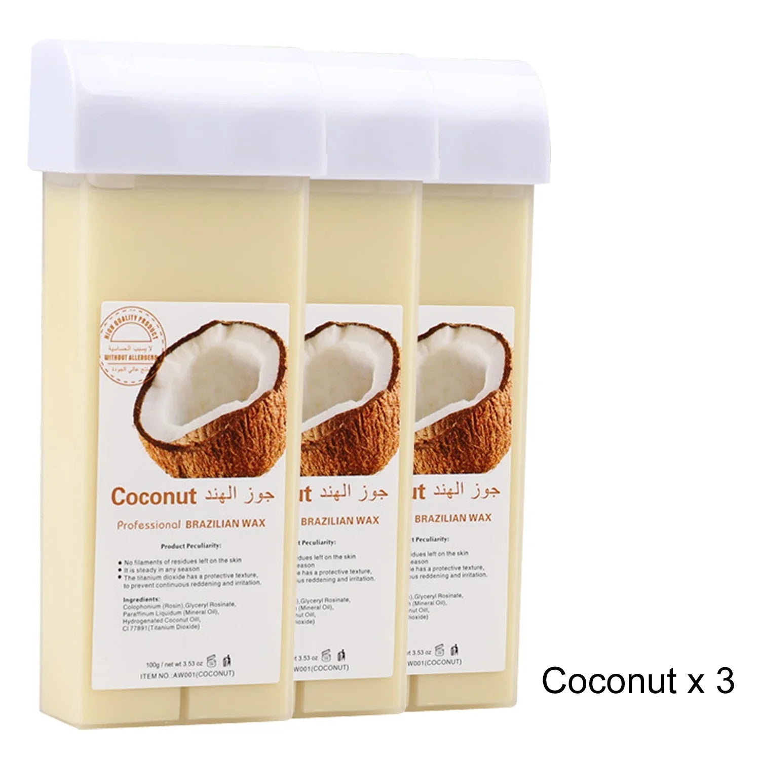 Roll on Wax Refill Painless Roll On Wax For Hair Removal Depilatory Cartridge Wax Warmer For Lavender Bikini Body Hair Removal