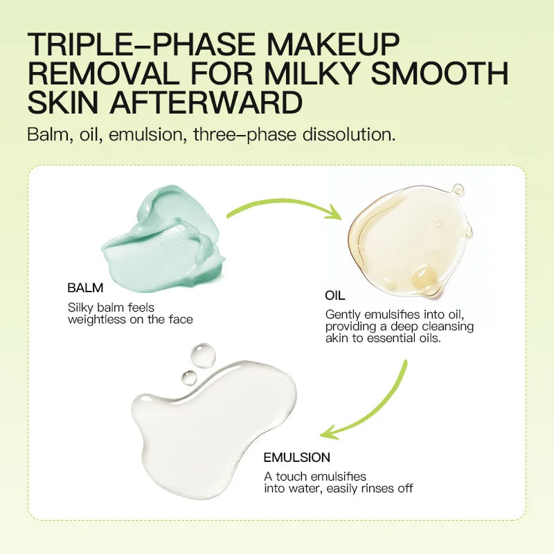 125g Avocado Gentle Cleansing Balm Centella Makeup Remover Soothing Skin Cream