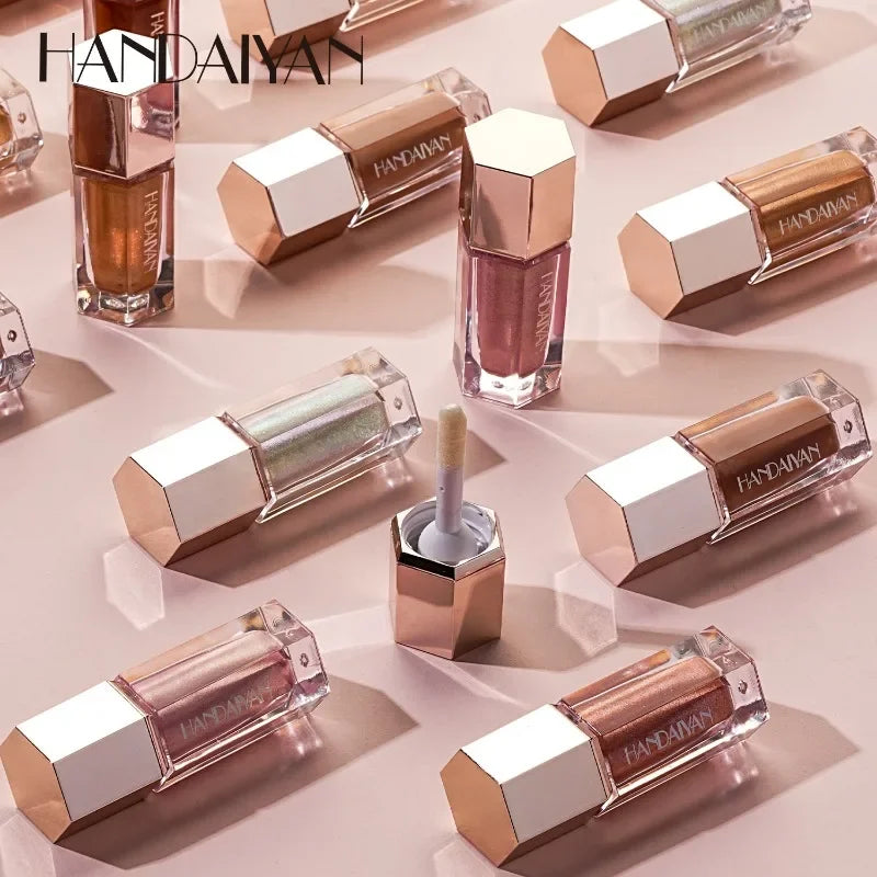 Shimmer Liquid Highlighter Stick Face Makeup Bronzer Cream Rouge Tint Contouring Highlighter Pen Women Body Brighten Cosmetic