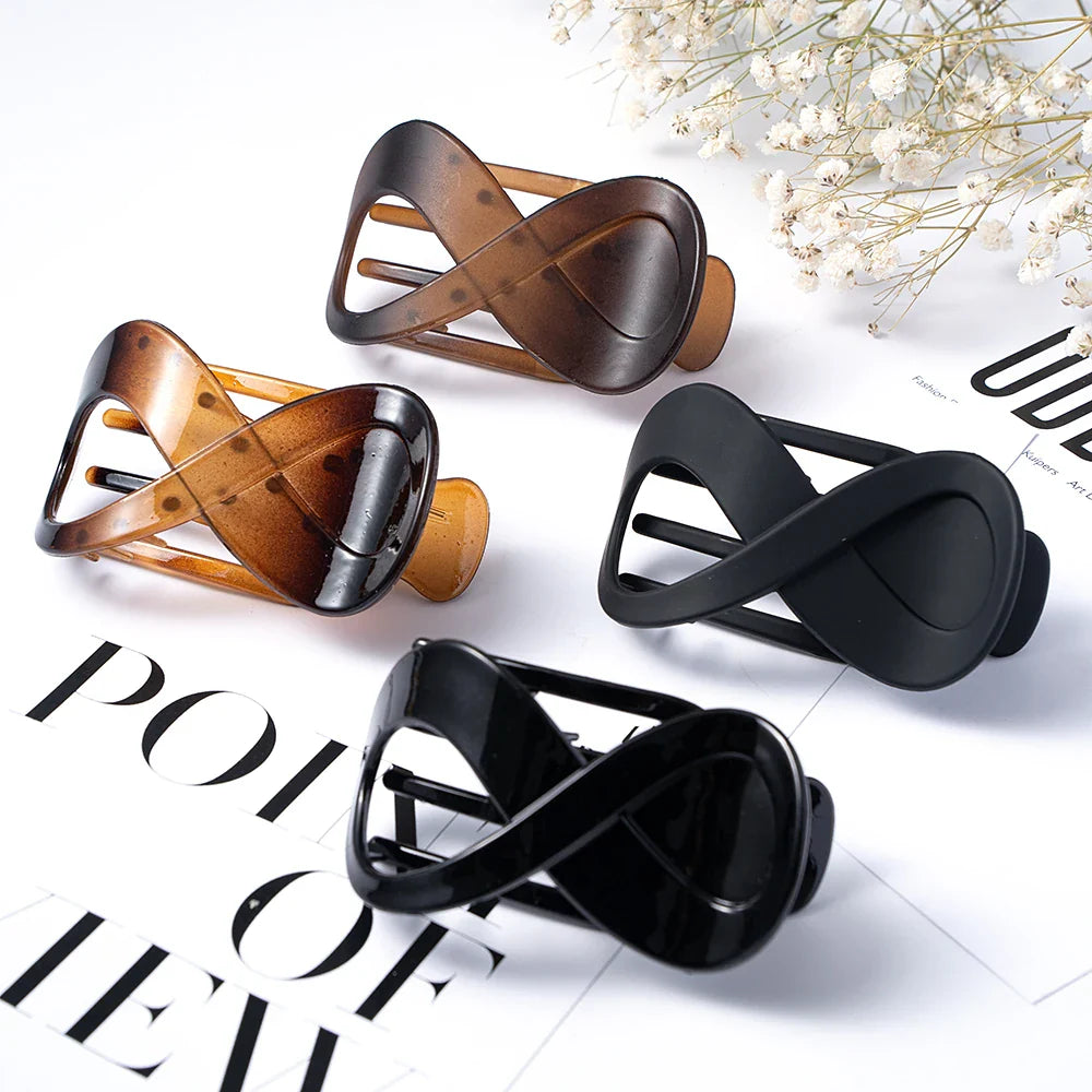 Women Large Hair Clamp Hair Clip Seamless Plastic Duckbill Claw for Women Girls Simple Hairpins Styling Tools Hair Accessories
