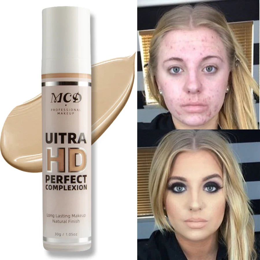 9 Shade Full Coverage Concealer Liquid Foundation makeup high coverage Base makeup cushion Foundation cream Natural Matte