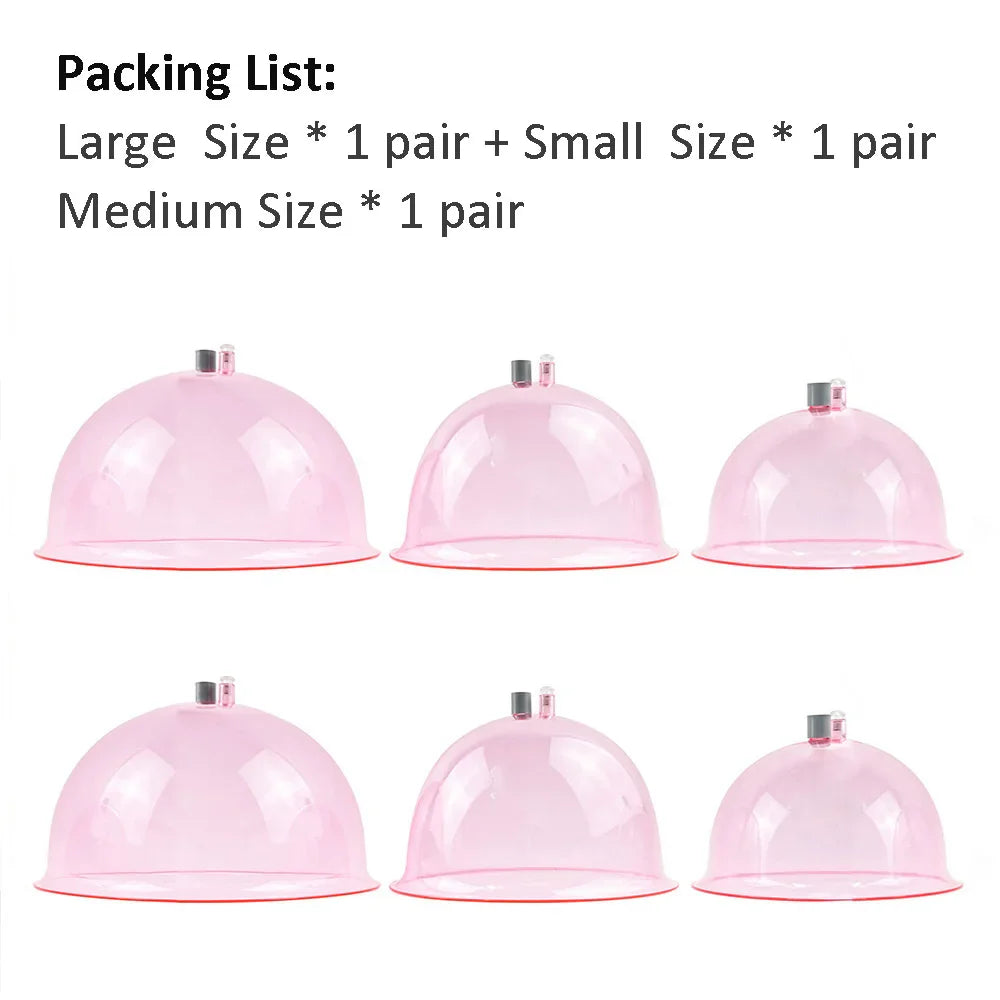 Suction Buttocks Lifting Cups Vacuum Butt Lift Improve Flat Sagging Buttocks Hip Plumping Jar