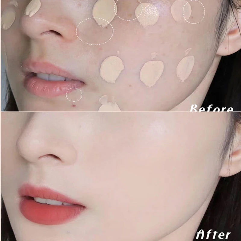 Mousse Foundation Cream Cushion Compact Moisturizing lasting Waterproofing Concealer High Coverage Foundation Korean Makeup Base