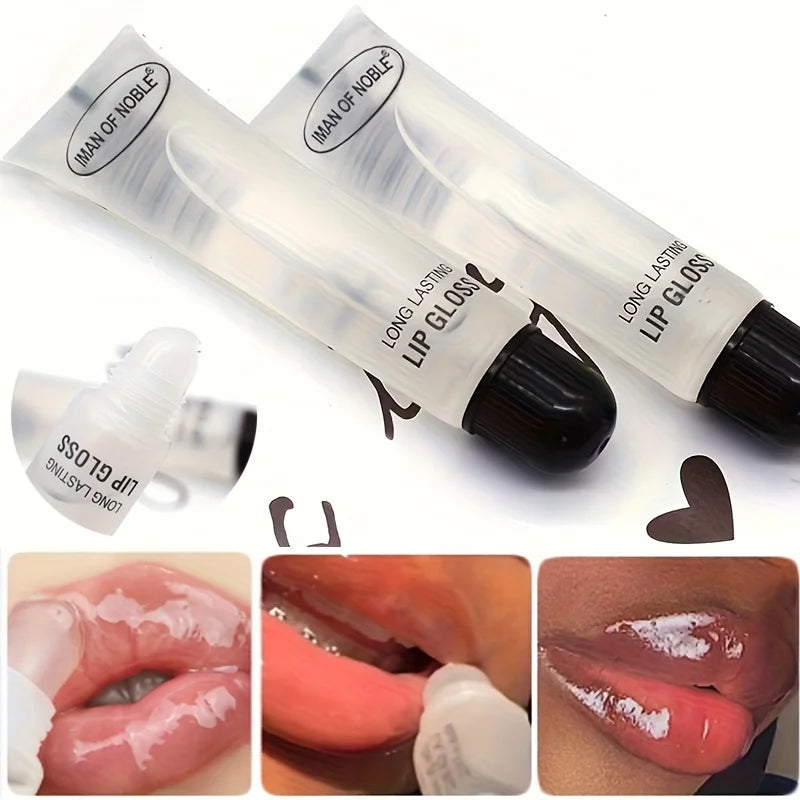 6pcs Glossy Finish Lip Gloss, Moisturizing Cream for All skin Types,Non-Sticky Hydrating Lip Oil, Long-Lasting Shine for Dry Lip