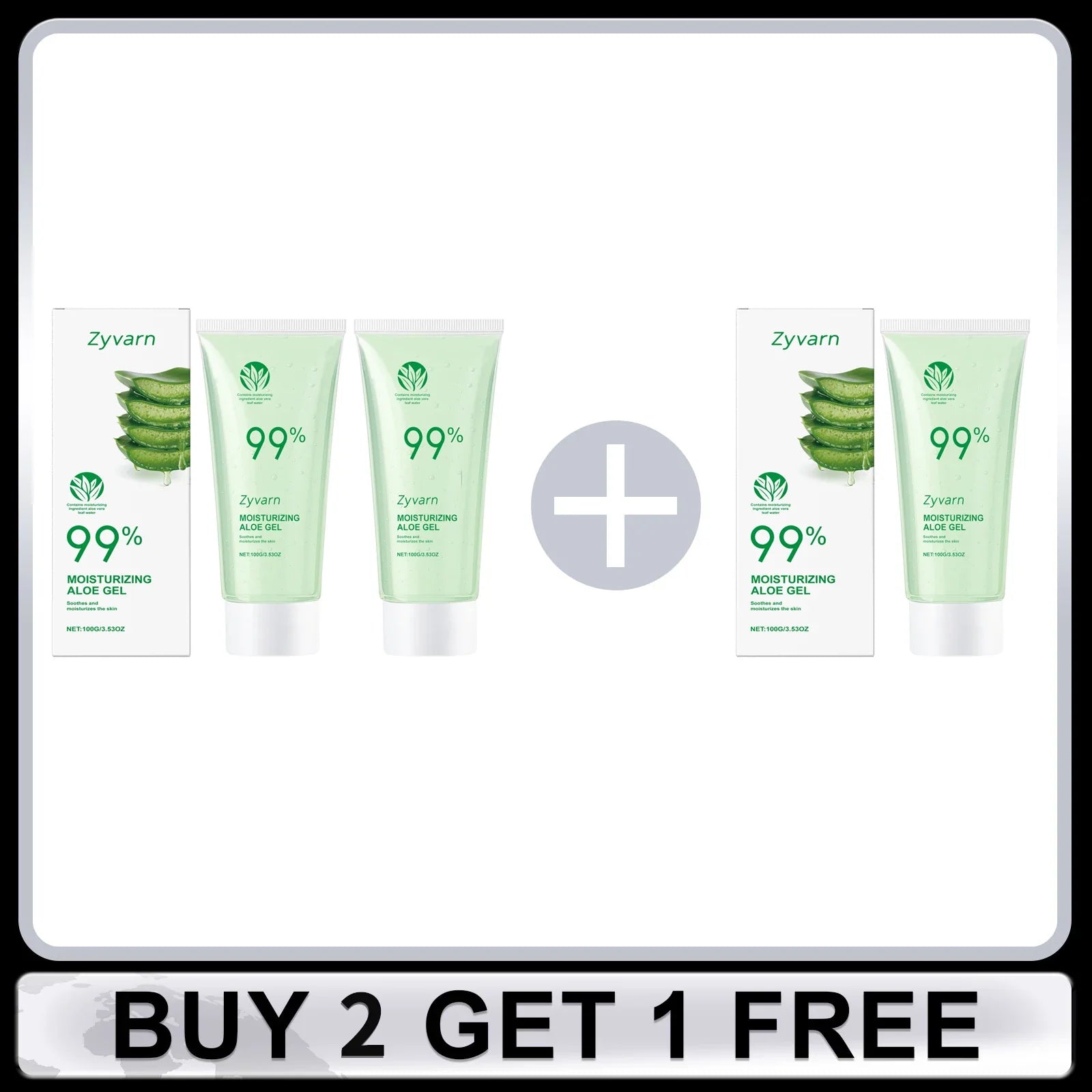 99% Aloe Gel for Repairing Sunburn Damaged Skin Antioxidant Even Skin Tone Moisturizing Soothing Anti Acne Brightening Face Care