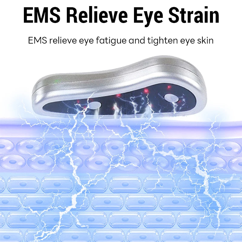 EMS Pulse Eye Massager Microcurrent Relief Relieve Fatigue Massage To Reduce Dark Circles Lines Swelling Anti-Wrinkle Skin Care