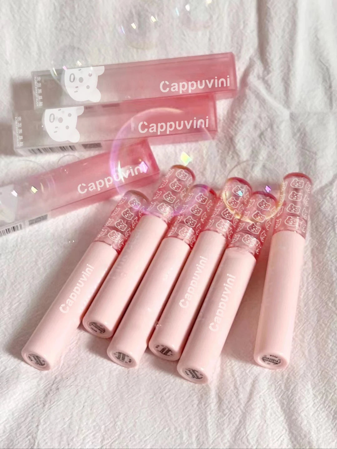 Cherry Pink Waterproof Mirror Finish Water Lip Gloss Nude Brown Clear Tint Glass Lip Oil Liquid Makeup for Luminous Look